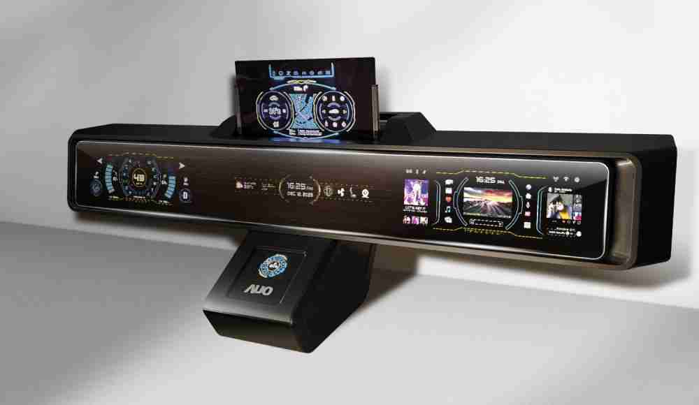 尊时凯龙Micro LED沉浸式车舱显示方案结合 可卷式、、可伸缩的Micro LED应用并可呈现不同的质感纹路，，，展现人性化设计